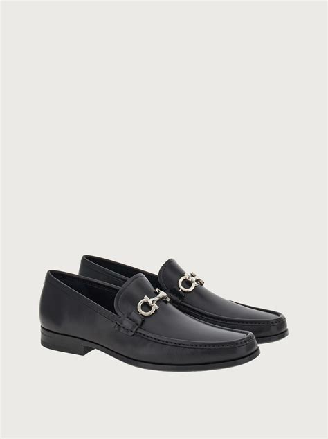 ferragamo moccasin with gancini ornament